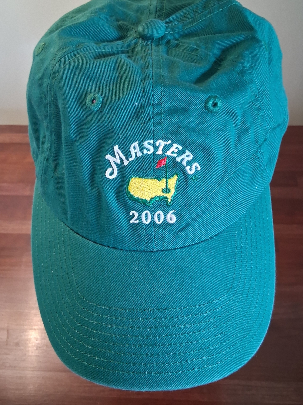 American Needle Green Masters 2006 Embroidered Golf Cap